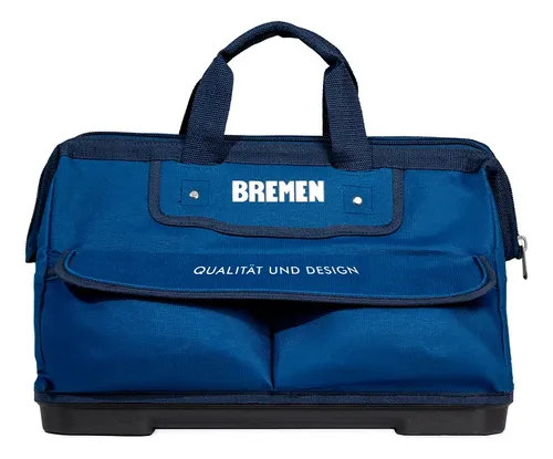 Bolso Porta Herramientas Bremen Cerrado 18 Base Plastic 8663 Azul
