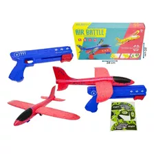 Avião Com Lançador Brinquedo Infantil 