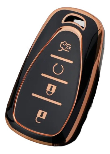 Funda Llave Compatible Con La Marca Chevrolet Buick Gold Foto 2