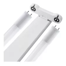 Base Para 2 Tubo Led T8 120cm Sócates Incluidos