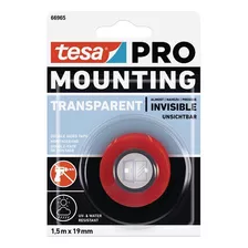 Fita Biface Transparente De Montagem Tesa 66965 Pro 19 Mm X 1,5 M