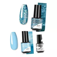 Kit Com 2 Esmaltes Uv&led Rosalind Série Art Nail+base Coat