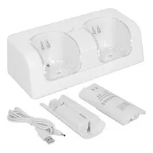 Base Y Baterias Recargables Compatible Nintendo Wii