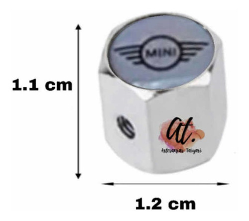 Tapn Para Vlvula Cubre Polvo Antirrobo De Rin Mini Cooper Foto 2