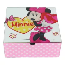 Porta Joias Espelhado Minnie Mouse Pink Disney Oficial