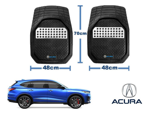 Tapetes 3d Logo Acura + Cubre Volante Mdx 2022 2023 2024 Foto 4