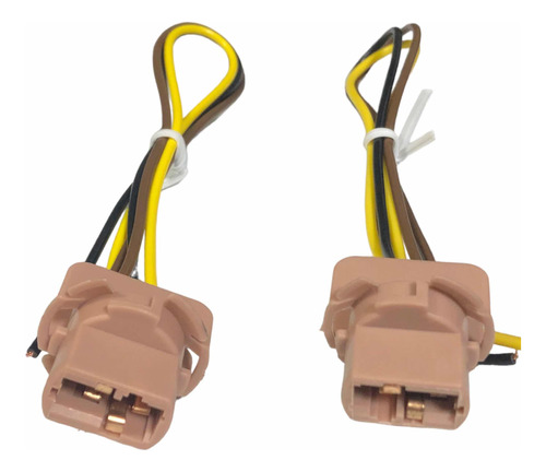 Set 2x Socket Conector + 2x Foco Hella Wy21/5w 7443a  Honda Foto 6