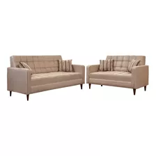 Sala Beige 3 2 (sofa Y Love) Welden Mobelo