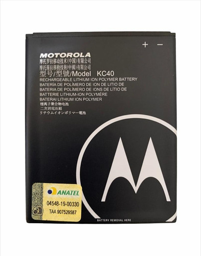 Bateria Motorola Moto E6 Plus Xt2025 Kc40 Envio Rápido