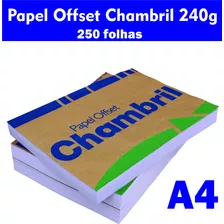 Papel Offset Chambril 240g A4 ( 250 Folhas )