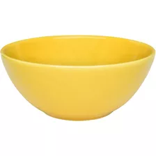 Kit Conjunto 4 Tigelas Bowl Oxford Cores Colors 600ml 16cm Cor Amarelo