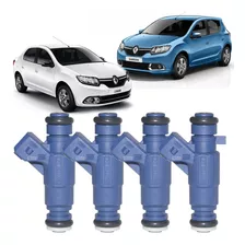 4x Bico Injetor Renault Sandero Expression 1.0 16v 08 A 13