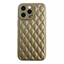 Carcasa Para iPhone 14 Pro Glitter Proteccion Camara Colores