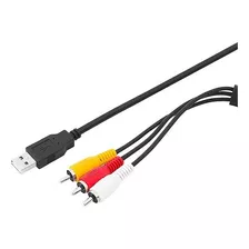 Cabo Usb A 2.0 Macho 3xrca Macho 1,80m 33308