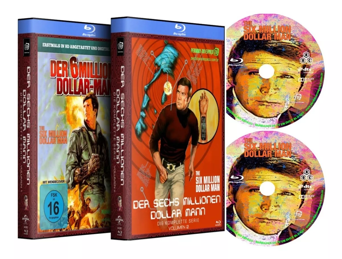 Série O Homem De Seis Milhões De Dólares 59 Eps. 7 Blu-ray