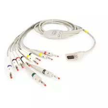 Cable Paciente Decapolar Ecg Electrocardiografo Premium.