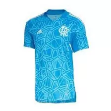 Camisa Goleiro Flamengo adidas Azul I 2022 2023