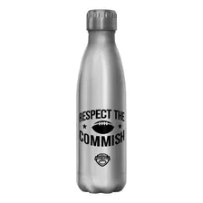 Espn Respect The Commish - Botella De Agua De Acero Inoxida.