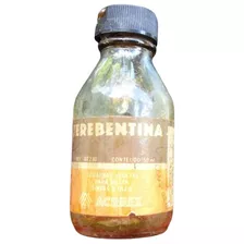 Embalagem Antiga De Terebentina - Acrilex - Vidro - I