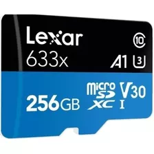 Memoria Micro Sd Lexar 256gb Clase 10 4k U3 100 Mbs Lexar