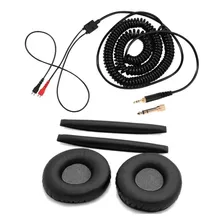 Kit De Cabo + Espumas Para Sennheiser Hd 25 / Amperior