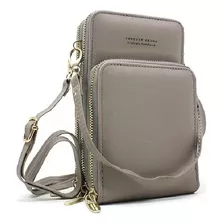 Cartera Mujer Bolsa Porta Celular Casual Compartimientos 