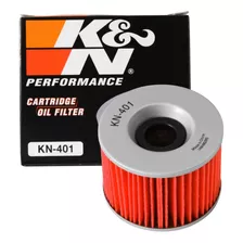 K&n Kn-401, Filtro De Aceite De Alto Desempeño Para Motoci.
