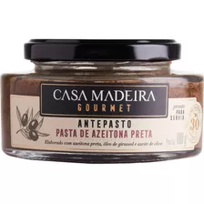 Antepasto Casa Madeira Gourmet Azeitona Preta 180g