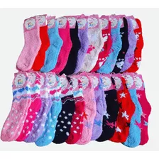 Meia Felpuda Feminina Coloridas-soft Socks