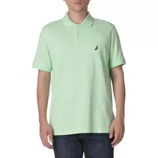 Polo Nautica Sleeve Solid Stretch Verde