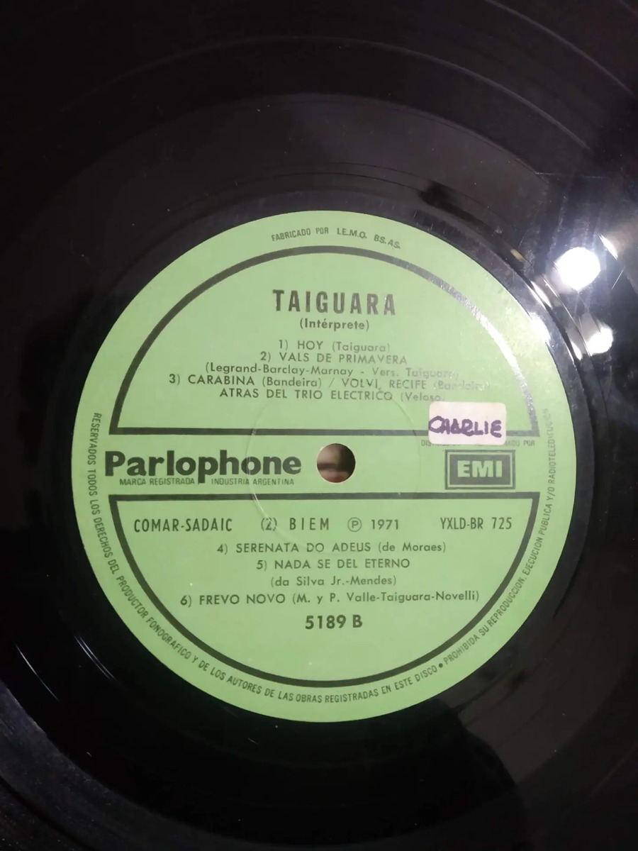 Taiguara - Taiguara - vinilo 1971