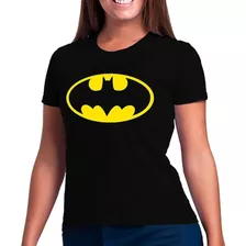 Camiseta Feminina Baby Look The Batman 100% Algodão 