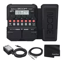 Zoom G1x Procesador De Cuatro Efectos De Guitarra Con Pedal 