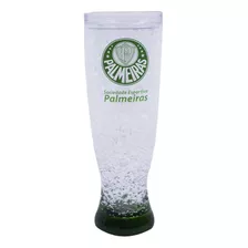 Copo Com Gel Congelante 450ml Palmeiras Cor Branco