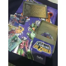 Lata Dvds Cavaleiros Do Zodíaco Volume 1 + Box+ Boneco 