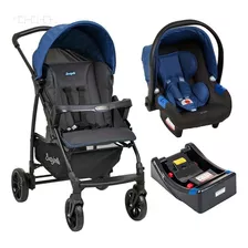 Carrinho Ecco Burigotto + Bebê Conforto Touring X + Base