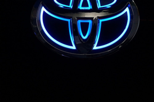 Emblema Parrilla Iluminado Para Vehculos 5d Toyota Emblem Foto 5