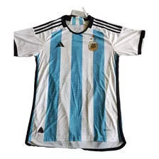 Camiseta Argentina Campeones Del Mundo 3 Estrellas 