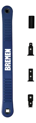 Extension Paralela Bremen Enc 3/8 34cm + 4 Adaptadores 8445 Azul