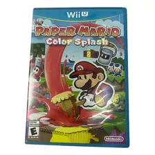Paper Mario: Color Splash Jogo Do Wiiu Semi Novo