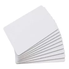 Pack 50 Tarjetas Credenciales Blanca Pvc Para Sublimacion