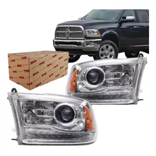 Farol Dodge Ram 2500 2017 2018 2019 Laramie Elétrico C/ Led