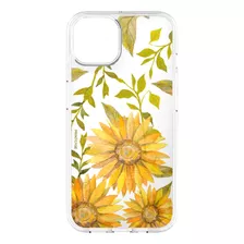 Funda Personalizada iPhone 14 Flores Amarillas