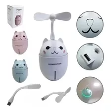 Mini Humidificador De Ar Portátil Purificador Usb Cat Klx