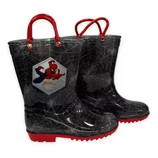 Botas De Lluvia Infantiles Spiderman Talle 24 Al 29