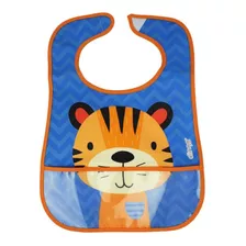 Babador Com Bolso Coletor Tigre - Clingo