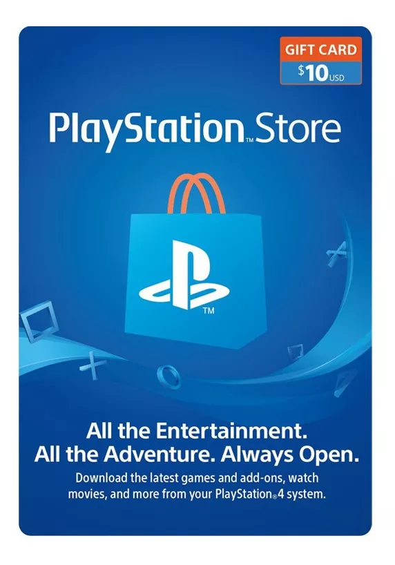 Psn Playstation Ps4 Store 10 Usd Codigo Digital Para Juegos
