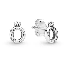 Aretes Pandora Pendietes O Corona Plata Ale S925