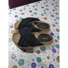 Sandalias Con Tiras, Marca Clona. 