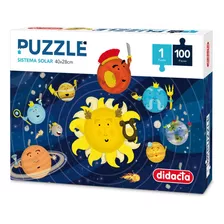 Puzzle Sistema Solar 100 Piezas Rompecabezas Didacta